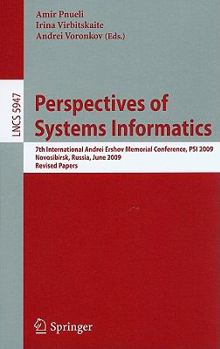 Paperback Perspectives of Systems Informatics Book