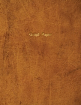 Graph Paper: Executive Style Composition Notebook - Vintage Tan Brown Leather Style, Softcover | 8.5 x 11 - 100 pages (Office Essentials)