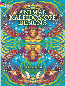 Paperback Animal Kaleidoscope Designs Coloring Book