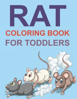 Paperback Rat Coloring Book For Toddlers: Rat Coloring Book
