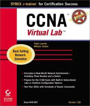 Hardcover CCNA Virtual Lab E-Trainer [With T-Shirt] Book