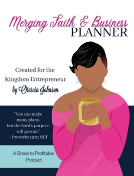 Hardcover Merging Faith and Business Planner Book