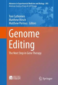 Hardcover Genome Editing: The Next Step in Gene Therapy Book