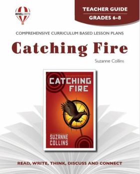 Paperback Catching Fire - Teacher Guide by Novel Units Book