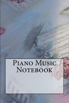 Paperback Piano Music Notebook Book