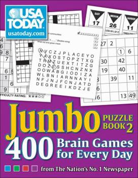 Paperback USA Today Jumbo Puzzle Book 2: 400 Brain Games for Every Day Book