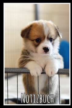 Notizbuch: Planer mit Hund für deine Notizen. 120 Seiten mit Linien und glänzendem Softcover (German Edition)