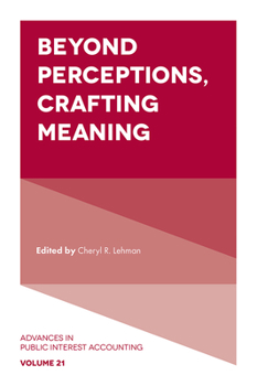 Hardcover Beyond Perceptions, Crafting Meaning Book