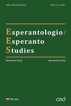 Paperback Esperantologio / Esperanto Studies. Nova Serio / New Series 3 (11) [Esperanto] Book
