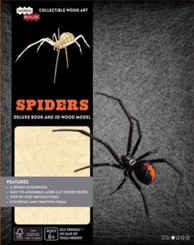 Hardcover IncrediBuilds: Spiders Deluxe Book and Model Set Book