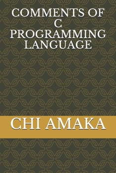 Paperback Comments of C Programming Language Book