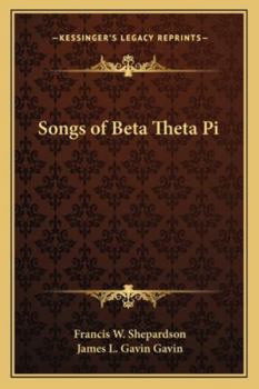 Paperback Songs of Beta Theta Pi Book