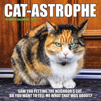 Calendar Cat-Astrophe 2024 7 X 7 Mini Wall Calendar Book