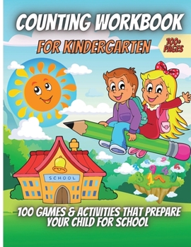 Paperback Counting Workbook For Kindergarten: A Children's Workbook Full of Exercises and Activities Book