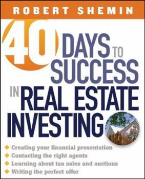 Paperback 40 Days to Success in Real Estate Investing Book