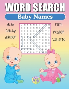 Paperback Word Search Baby Names: Word Find Puzzles Book