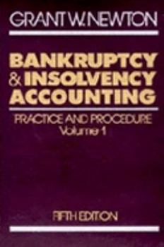 Hardcover 2 Volume Set, Bankruptcy and Insolvency Accounting, 5th Edition Book
