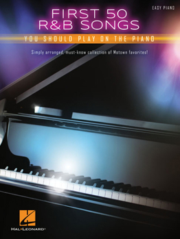 Paperback First 50 R&B Songs You Should Play on Piano Book