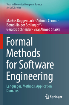 Paperback Formal Methods for Software Engineering: Languages, Methods, Application Domains Book