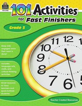 Paperback 101 Activities for Fast Finishers Grade 3 Book