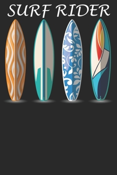 Surf Rider: Notizbuch DIN A5 Blanko 120 Seiten Sommer Strand Surfboard Surfbus Surfen Surfer Wellen Wellenreiten Windsurfen Geschenkidee & Weihnachten ... Planer Tagebuch Notizheft Notizblock
