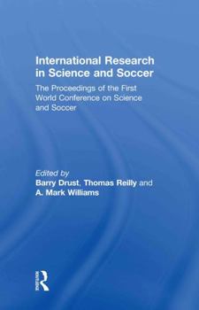 Hardcover International Research in Science and Soccer Book