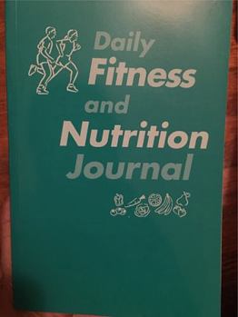 Paperback Daily Fitness and Nutrition Journal Book