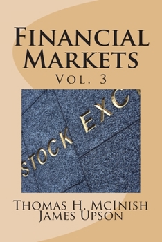 Paperback Financial Markets vol. 3 Book