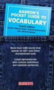 Paperback Barron's Pocket Guide to Vocabulary Book