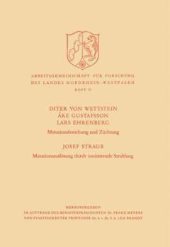 Paperback Mutationsforschung Und Züchtung / Mutationsauslösung Durch Ionisierende Strahlen [German] Book