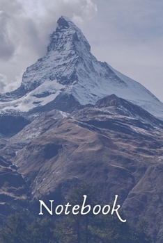 Paperback Mountain Scene Notebook Book