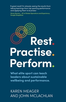 Paperback Rest. Practise. Perform.: What elite sport can teach leaders about sustainable wellbeing and performance Book