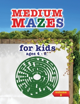 Paperback Mazes for kids ages 4 - 8: Amazing activity book for kids and fun with challenging mazes! Book