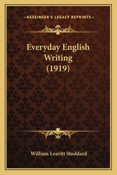 Paperback Everyday English Writing (1919) Book