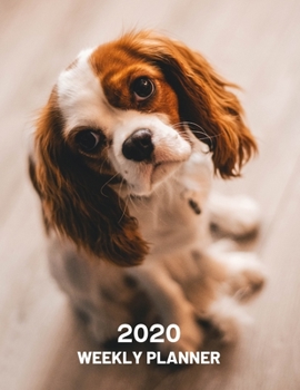 Paperback 2020 Weekly Planner: Cocker Spaniel Dog 52 Week Journal 8.5 x 11 inches for Women, Academic Organizer Monthly Calendar Scheduler Appointmen Book