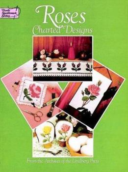 Paperback Roses Charted Designs Book