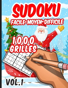 Paperback Sudoku facile-moyen-difficile 1000 grilles [French] Book