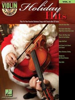 Paperback Holiday Hits: Violin Play-Along Volume 6 Book
