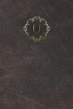 Paperback Monogram "U" Notebook Book