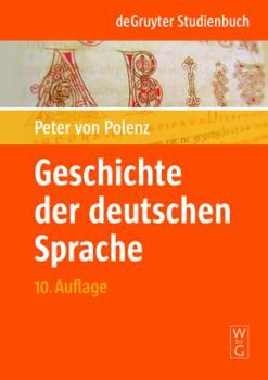 Paperback Geschichte Der Deutschen Sprache [German] Book