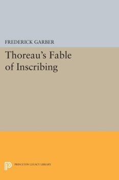 Paperback Thoreau's Fable of Inscribing Book