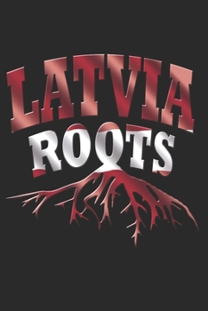 Paperback Latvia Notebook: Latvia Notebook - college book - diary - journal - booklet - memo - composition book - 120 sheets - Dot Grid paper 6x9 Book