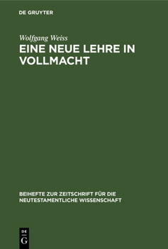 Hardcover Eine neue Lehre in Vollmacht [German] Book