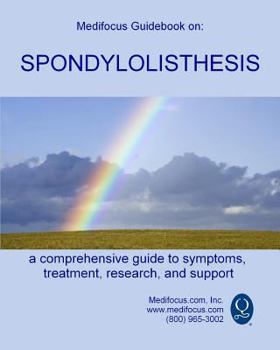 Paperback Medifocus Guidebook on: Spondylolisthesis Book