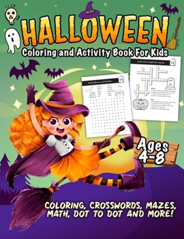 Paperback Coloring and Activity Book - Halloween Edition [Large Print] Book