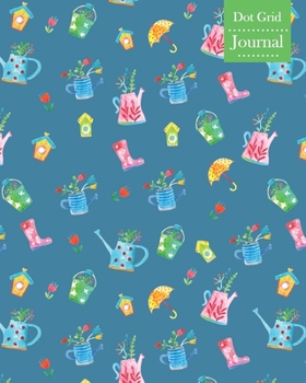 Paperback Dot Grid Journal: Notebook Planner with Spring Themed Cover Design Book