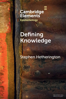 Paperback Defining Knowledge: Method and Metaphysics Book