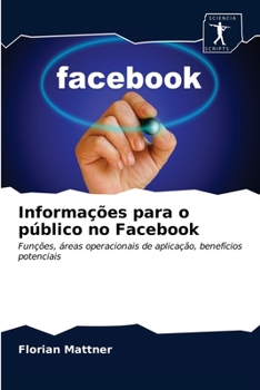 Paperback Informações para o público no Facebook [Portuguese] Book