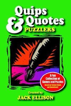 Paperback Quips & Quotes Puzzlers Book