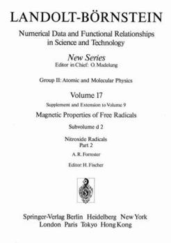 Hardcover Nitroxide Radicals / Nitroxid-Radikale 2 Book